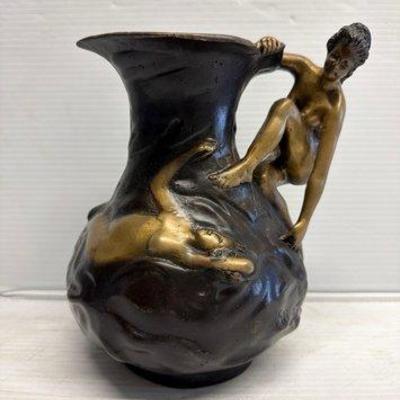 8154 • larry flynt lucien alliot bronze vase sculpture