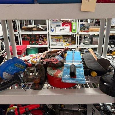 2084 • drain cleaners, torque wrench, machete, plane