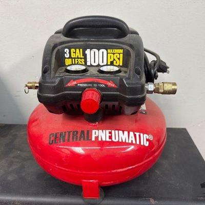 Sale Photo Thumbnail #108: 2122 • central pneumatic air compressor