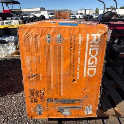 83022 • new! ridgid the beast 10” wet tile saw