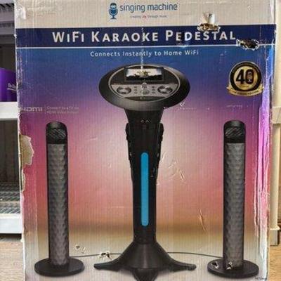 8092 • singing machine wifi karaoke pedestal