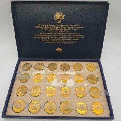 1756 • xxiiird olympiad los angeles 1984 tokens