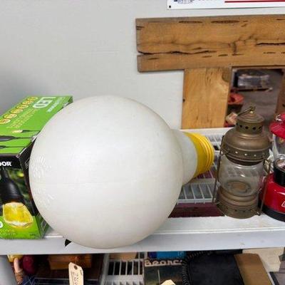 2362 • 2 lanterns, luminar outdoor string lights, le bulb light