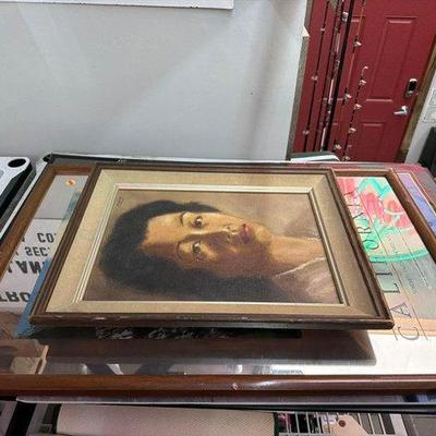 2402 • 4 artworks and 1 crown royal mirror