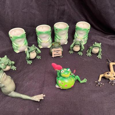 Frog Figurine Lot