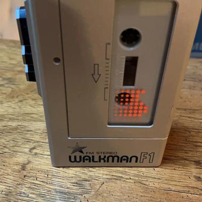 Cassette Based Walkman With Cassette Tape Mystery Lot