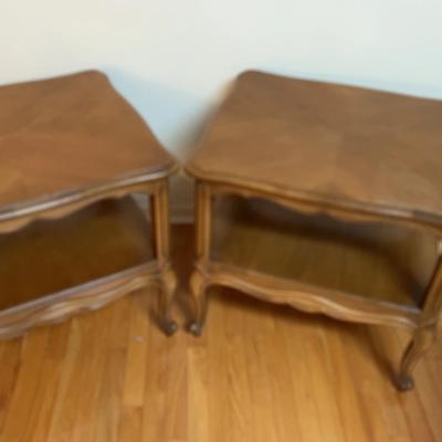 Matching Wood Side Tables