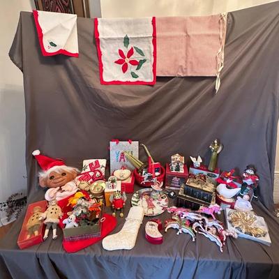 Festive Holiday Decor and Vintage Christmas Collectibles Lot