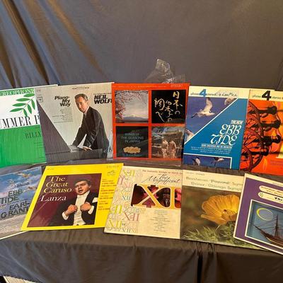 Neil Sedaka, Mario Lanza, and Classical Music Vinyl Set