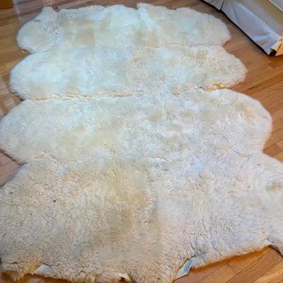 White Fur Rug