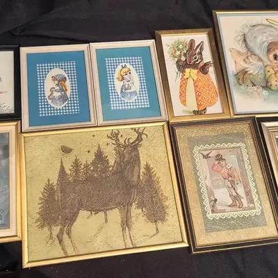 Framed Art Prints: Hummel Style, Children, & Landscape Decor