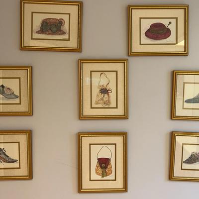 Vintage Peggy Abram Boudoir Paintings 