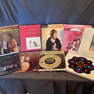 Opera, Classical, and Herb Alpert Vinyls