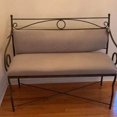 Elegant Iron Bench