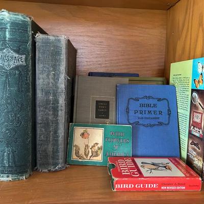 Collection Of Vintage Books Including Shakespeare And Uncle Tom’s Cabin