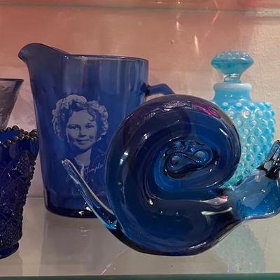 Blues & Smoke Glass Paperweights & More