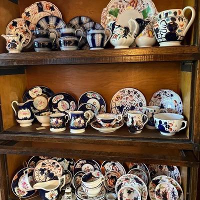Gaudy Welsh China Sets - Wagon Wheel, Oyster, Rainbow, Feather & More