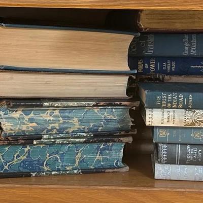 Variety Of Vintage Decorative Books