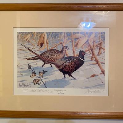 Limited Edition “Cornfed Ringnecks” By Les C. Kouba Signed