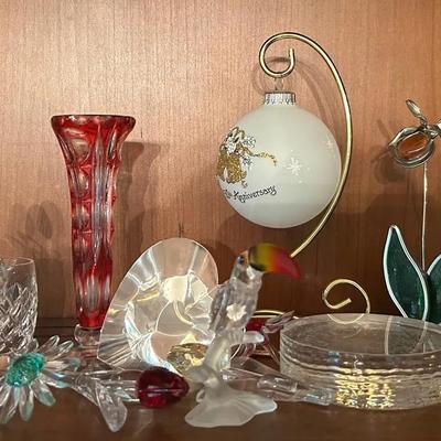 Decorative Collectibles Including Crystal Swavorksi & Glass