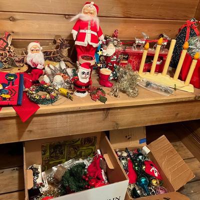Vintage Collectable Christmas Decor Mystery Lot
