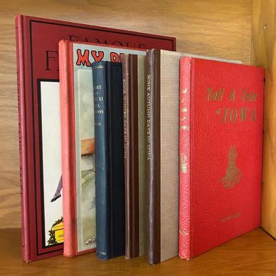 Collection Of Books Including Fascinating Iowa History
