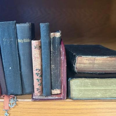 Collection Of Vintage Bibles