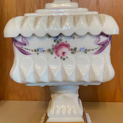 Vintage Westmoreland Milk Glass Wedding Bowl