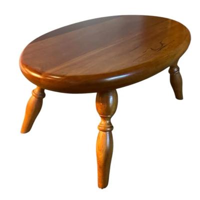 Oval Wooden Footstool