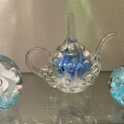 Maude & Bob St Clair, Joe St Clair Glass Art Paperweights
