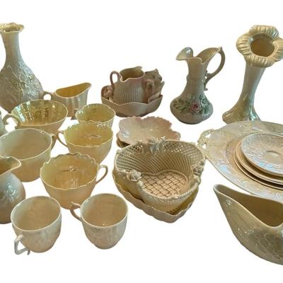Belleek Ireland Porcelain China Collection 
