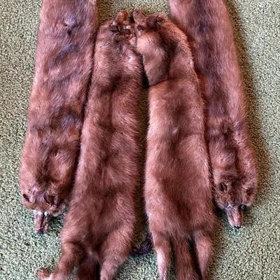 Vintage Mink Fur Wrap