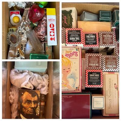 Mystery Boxes Of Vintage Avon Products