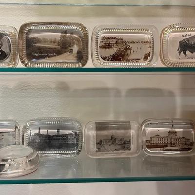 Vintage Souvinear Paperweights