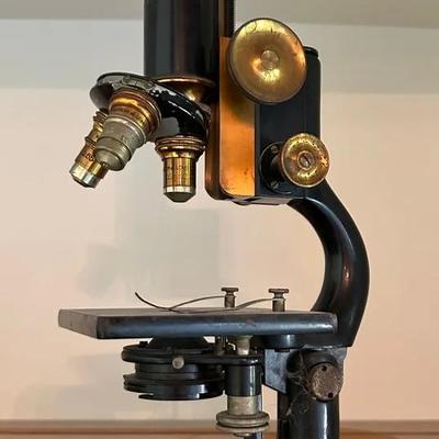 Antique Bausch & Lomb Microscope 