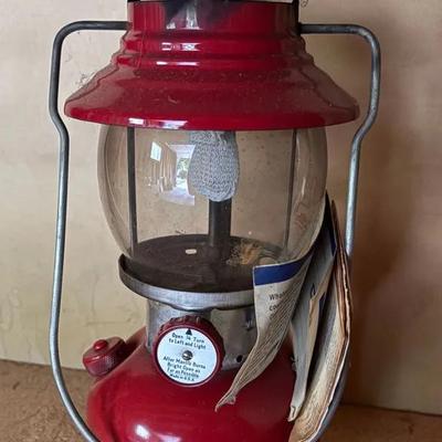 Vintage Coleman Cherry Red Lantern