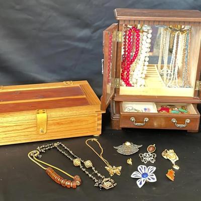 Jewelry Boxes And Costume Jewelry