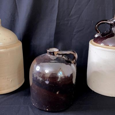 Antique Stoneware Jugs (3)