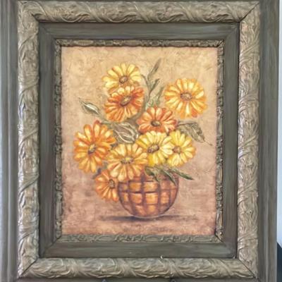 Daisy Floral Art Piece By D Koehn