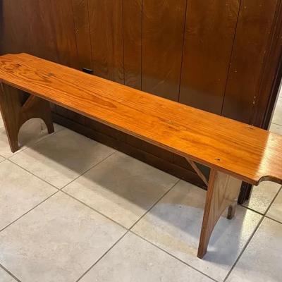 Wooden Bench 