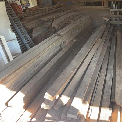 Pile Of Reclaimed Wood 