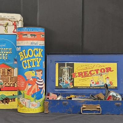 Vintage Construction Toys (WH8)
