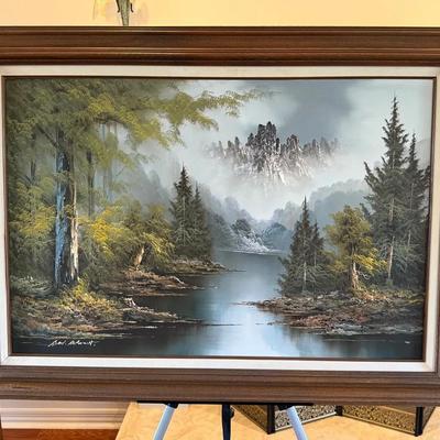 Original Oil On Canvas By Bob Brown