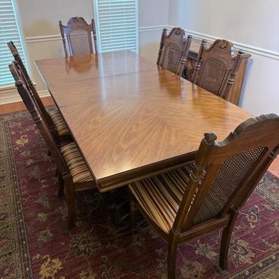 Mid Century Dining Table And 6 Chairs