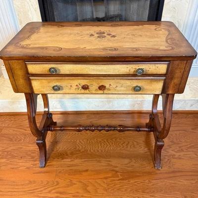 1930/1950 Hand Painted Vanity/ Work Table 