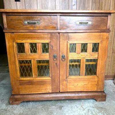 Very Old German Buffet Or Side Board