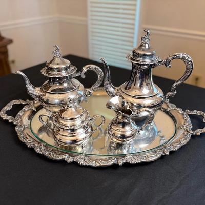 Otto Wolter German Sterling Coffee/Tea 5 Piece Set