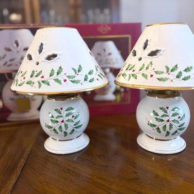 Lenox Holiday Candle Lamps