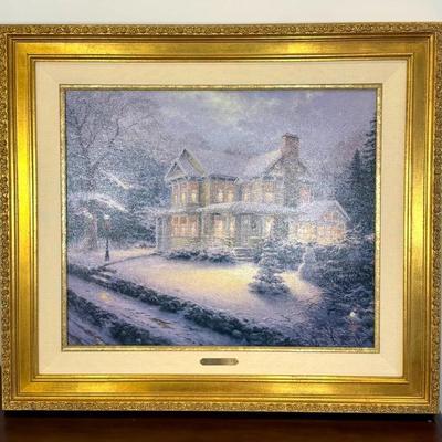 Limited Edition, Victorian Christmas  III by Thomas Kinkaid