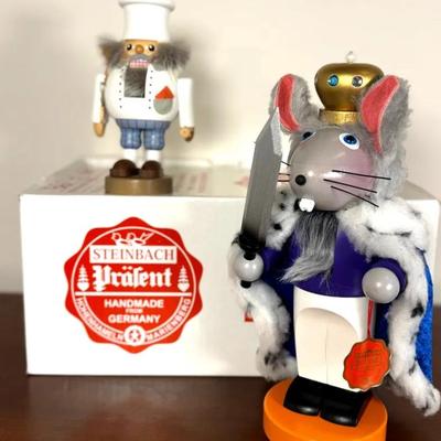 Steinbach; Chubby Mouse King  Nutcracker And Chef